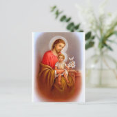 "Sint Joseph feast day" "kleine heiligen van de le Briefkaart (Staand voorkant)
