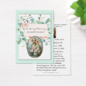 Sint-Joseph Funeral Memorial Prayer Kaart (Bureau)