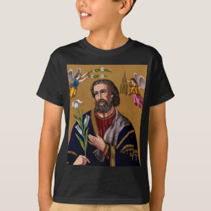 Sint Joseph Guardian van de Heilige Familie T-shirt