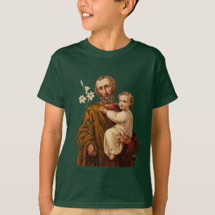 Sint Joseph Guardian van de Heilige Familie T-shirt