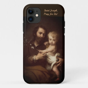 Sint Joseph met Christus Kind iPhone 11 Hoesje