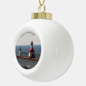 Sint-Joseph North Pierhead Lights Keramische Bal Ornament (Rechts)