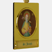 Sint-Joseph (SAU 35) Verguld Banner Ornament (Rechts)