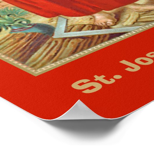 Sint Joseph the Worker (BK 31) Poster (Hoek)