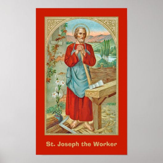 Sint Joseph the Worker (BK 31) Poster (Voorkant)