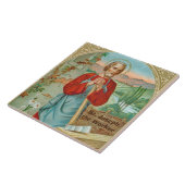 Sint Joseph the Worker (BK 31) Tegeltje (Zijkant)