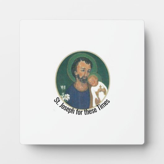 Sint Joseph voor deze Times Fotoplaat (Voorkant)