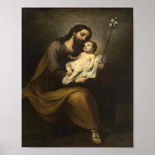 Sint Joseph With Child Poster