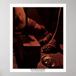 Sint-Jozef de Carpenter van La Tour Georges de Poster
