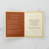 Sint-Jozef Feest Religieus Jezus Gebed Kaart (Binnen)