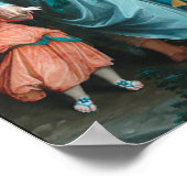 Sint-Jozef met Christus Kind Poster (Hoek)