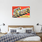 Sint-Jozef, Missouri - Grote letterscènes Canvas Afdruk (Insitu (Slaapkamer))