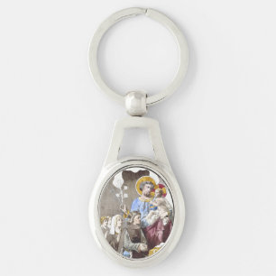 Sint-Jozef Patroon van de Universele Kerk Sleutelhanger