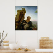Sint-Jozef uit 'Rest on the Flight into Egypt' Poster (Keuken)