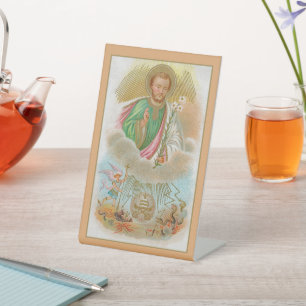 Sint-Jozef van de Kaart "Pilgrimage" (B 01) Reclamebord Met Voetstuk