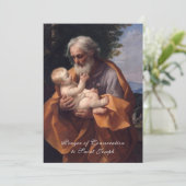 Sint-Jozefwet katholieke gebeden (Staand voorkant)