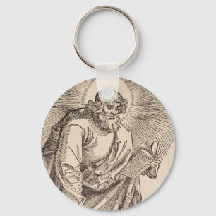 Sint Judas Taddeüs de apostel en martelaar Sleutelhanger