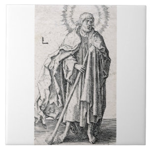 Sint Judas Taddeüs de apostel Tegeltje