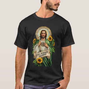 Sint Judas Taddeus Zonnekruid Kath T-shirt