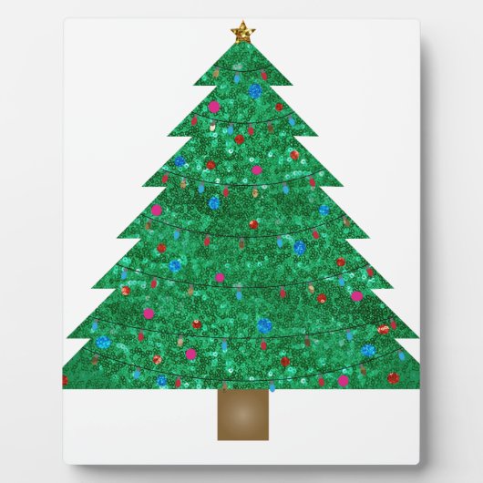 sint - kerstboom fotoplaat (Voorkant)