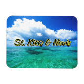 Sint Kitts en Nevis zee sky Magneet (Horizontaal)