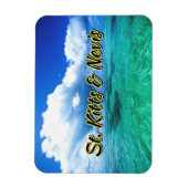 Sint Kitts en Nevis zee sky Magneet (Verticaal)