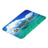 Sint Kitts en Nevis zee sky Magneet (Linkerzijde)