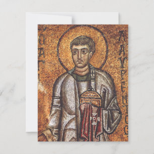 Sint Laurens Orthodoxe Mozaïek Kunstprint