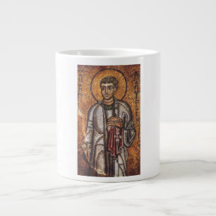 Sint Laurens Orthodoxe Mozaïek Kunstprint Extra Grote Beker