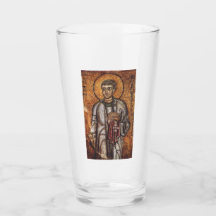 Sint Laurens Orthodoxe Mozaïek Kunstprint Glas