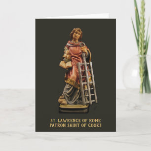 Sint-Laurentius van Rome, patroonheilige van het k Kaart