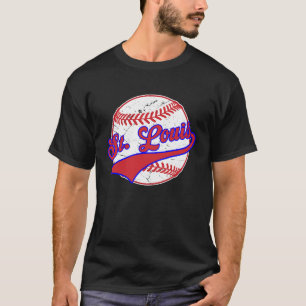 sint-loustine-honkbal voor mannen t-shirt