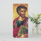 Sint Lucas de Evangelist Orthodoxe icoon (Staand voorkant)