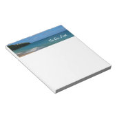 Sint Lucia Beach Tropisch Vacation Landscape Notitieblok (Schuin)