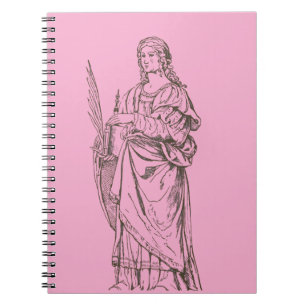 Sint Lucia door Bernardino Luini Notitieboek