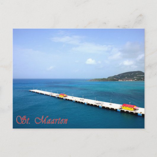 Sint-Maarten Briefkaart (Voorkant)