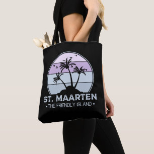 Sint Maarten De vriendelijke eilandretro Sint Mart Draagtas