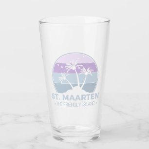 Sint Maarten De vriendelijke eilandretro Sint Mart Glas
