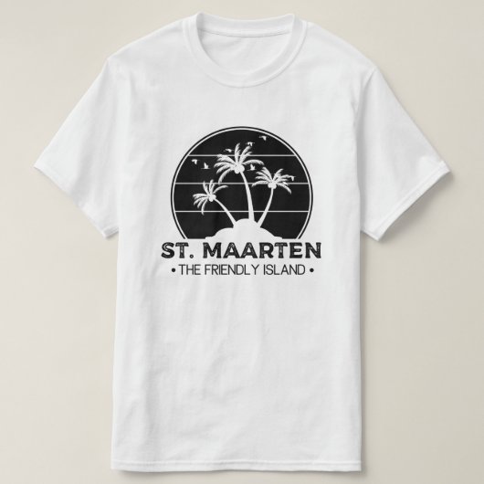 Sint Maarten De vriendelijke Sint Martin T-shirt (Design voorkant)