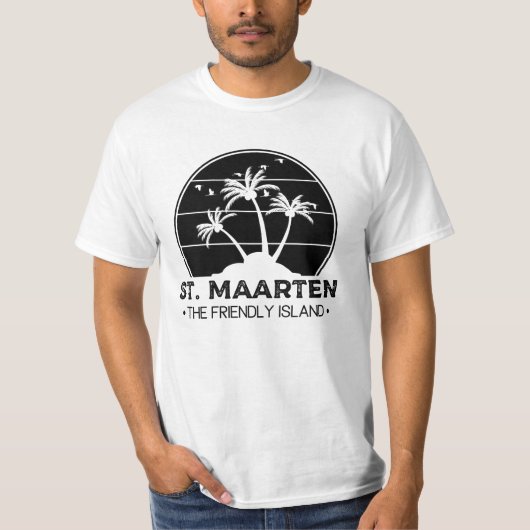 Sint Maarten De vriendelijke Sint Martin T-shirt (Voorkant)