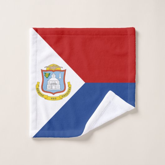 Sint Maarten Flag (Gant de toilette)