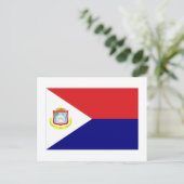 Sint Maarten Flag Briefkaart (Staand voorkant)