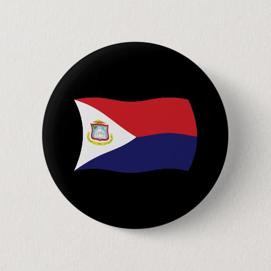 Sint Maarten Flag Button (Voorkant)