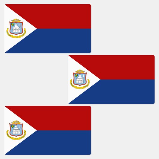 Sint Maarten Flag Labels (Groep)