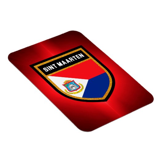 Sint Maarten Flag Magneet (Rechterzijde)