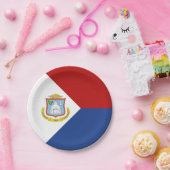 Sint Maarten Flag Papieren Bordje (Feest)