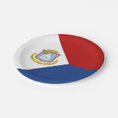 Sint Maarten Flag Papieren Bordje (Gekanteld)