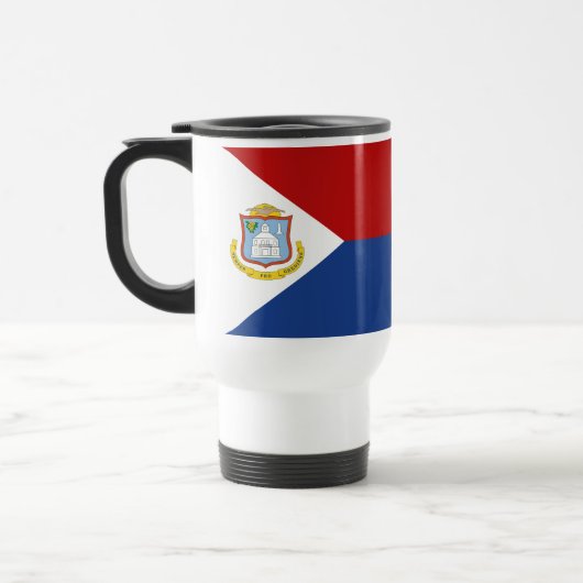 Sint Maarten Flag Reisbeker (Links)
