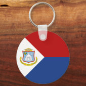 Sint Maarten Flag Sleutelhanger (Voorkant)
