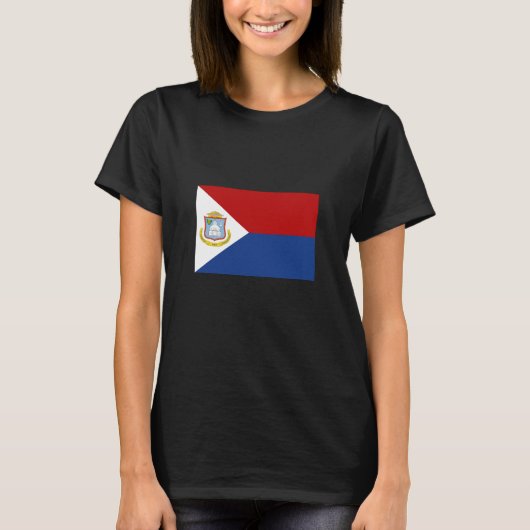 Sint Maarten Flag T-shirt (Voorkant)